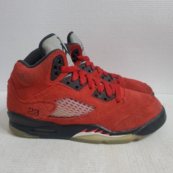 Air Jordan 5 Retro GS Raging Bull Toro Bravo 440888-600 Size 4y / Womens 5.5
